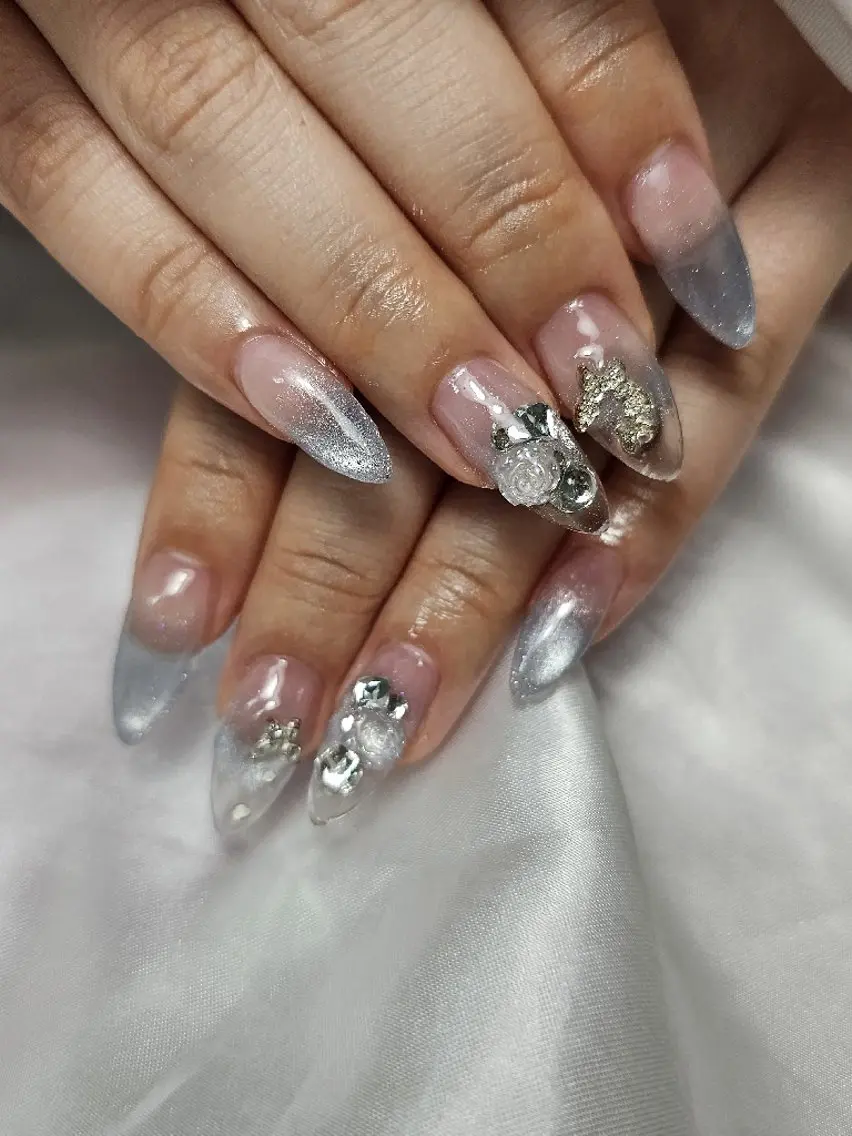 ネイル 長さ出し マグネットネイル スカルプネイル Ra: Nail   라: 네일のネイルデザイン