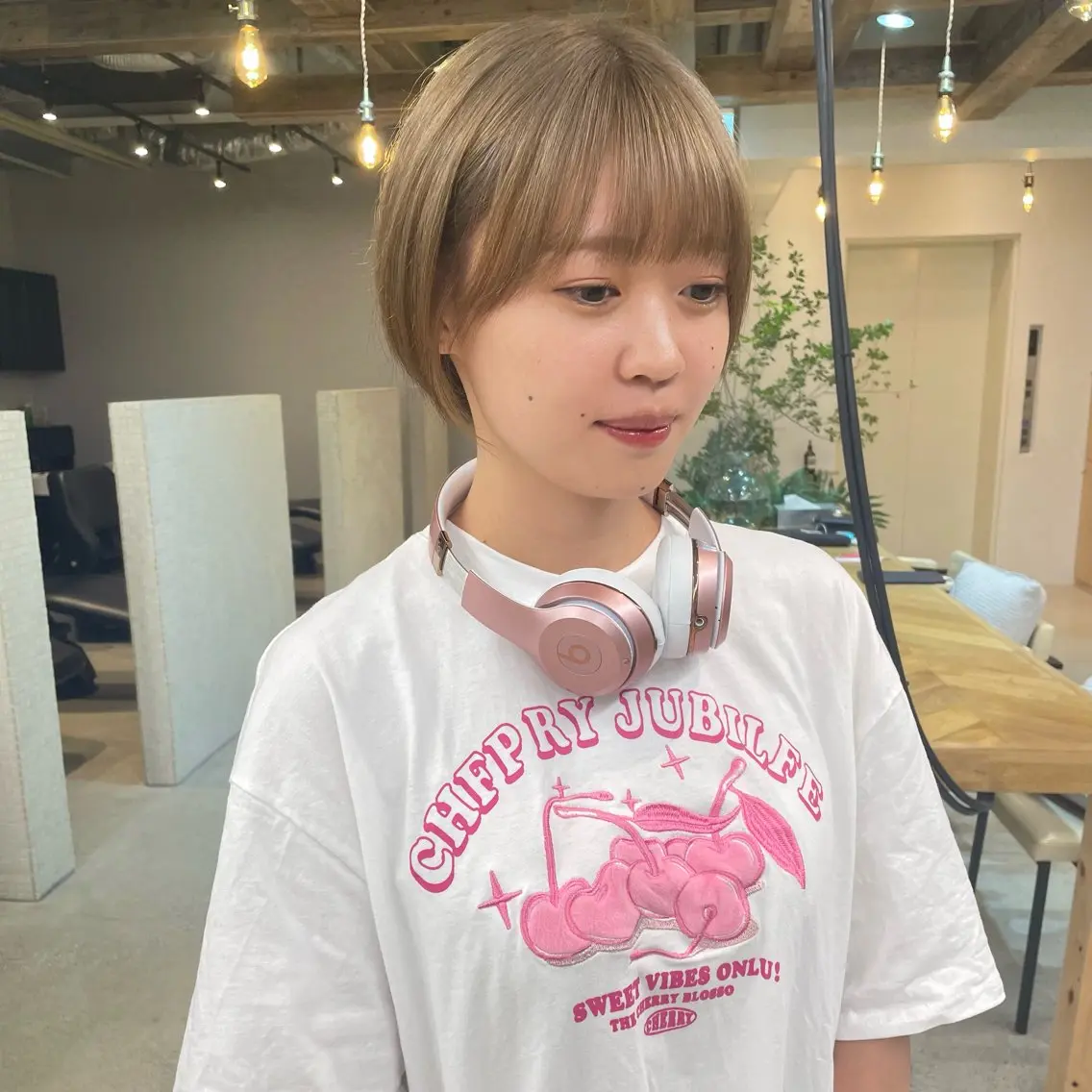 ショート カラー ブリーチ カットモデル募集/ nanami‪ ꪔ̤のヘアスタイル