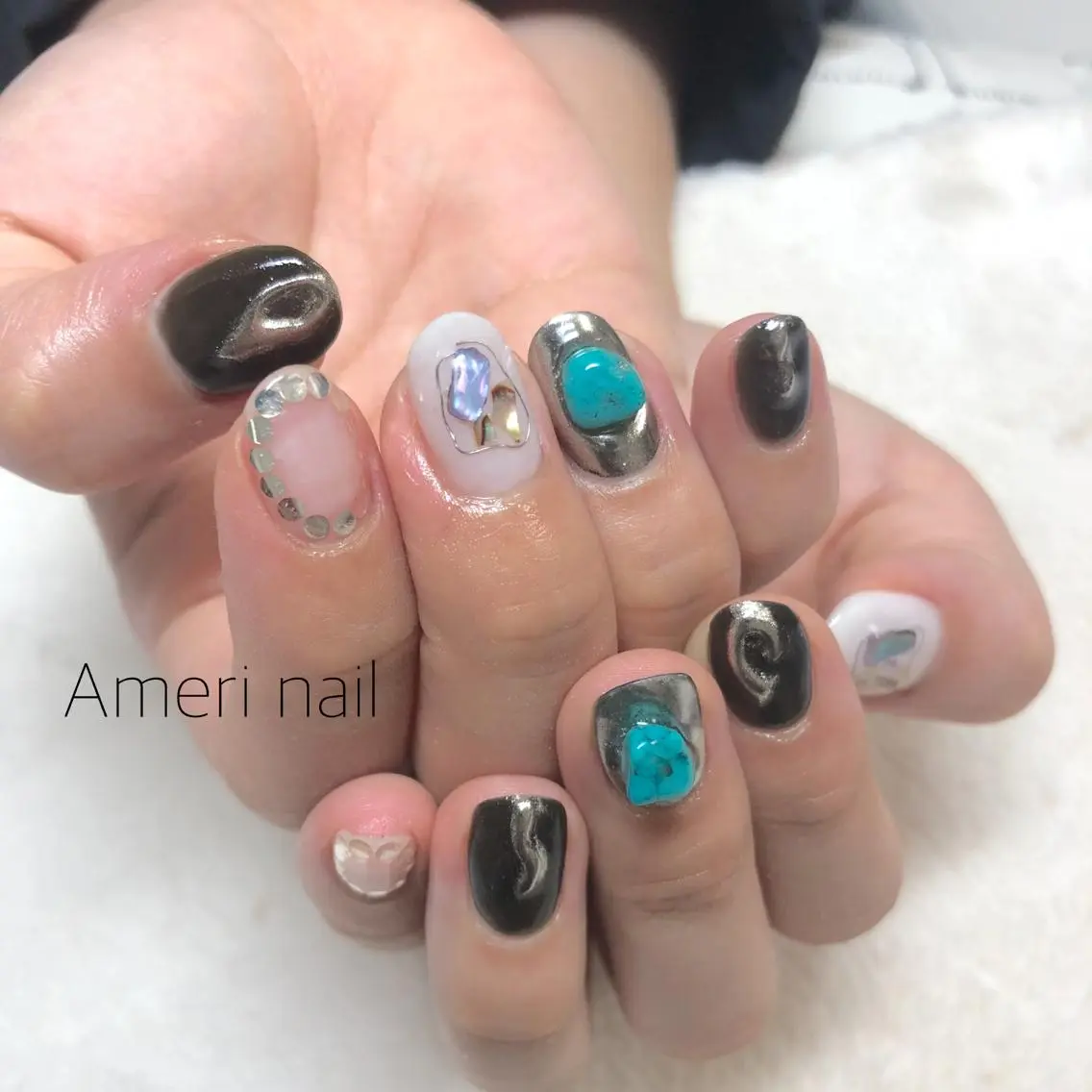 ネイル ハンドネイル Ameri nail /UKIのネイルデザイン