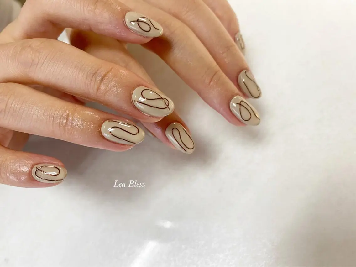 ネイル ハンドネイル Lea Bless 河原町のネイルデザイン