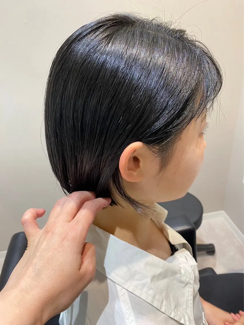 ショート ワンレンボブ ボブ 美容室難民様向け 美容師/はるかのヘアスタイル