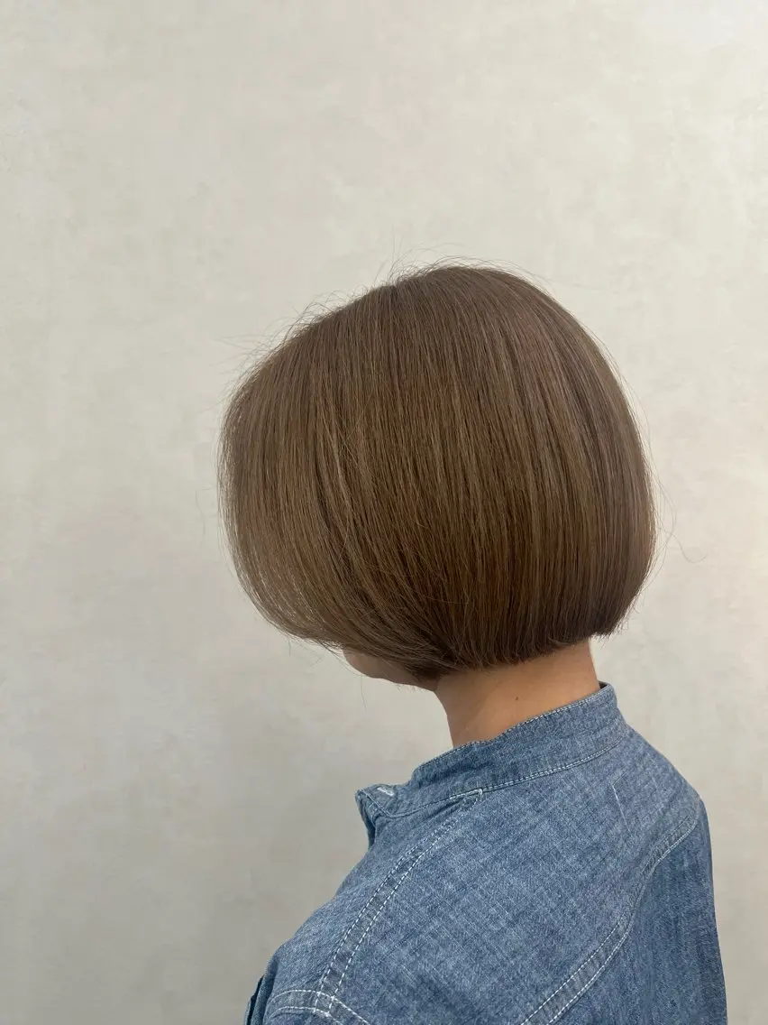 ショート カラー ベージュカラー ヘアカラー トリートメント 垢抜け🪽髪質改善 透明感💎メンズのヘアスタイル
