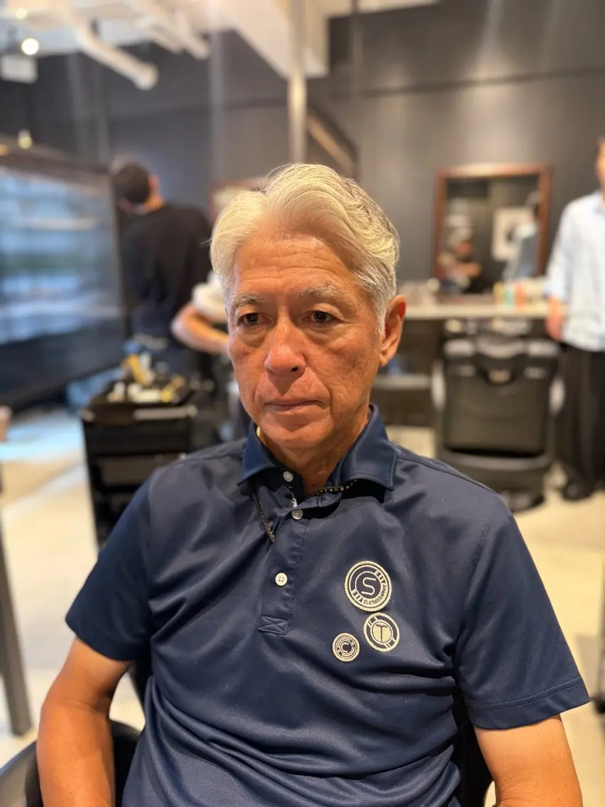 メンズ 💈海外イケオジヘア 💈大村大心のヘアスタイル