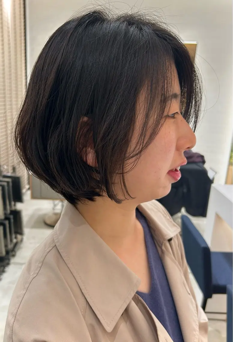 パーマ コヤマ ナミのヘアスタイル