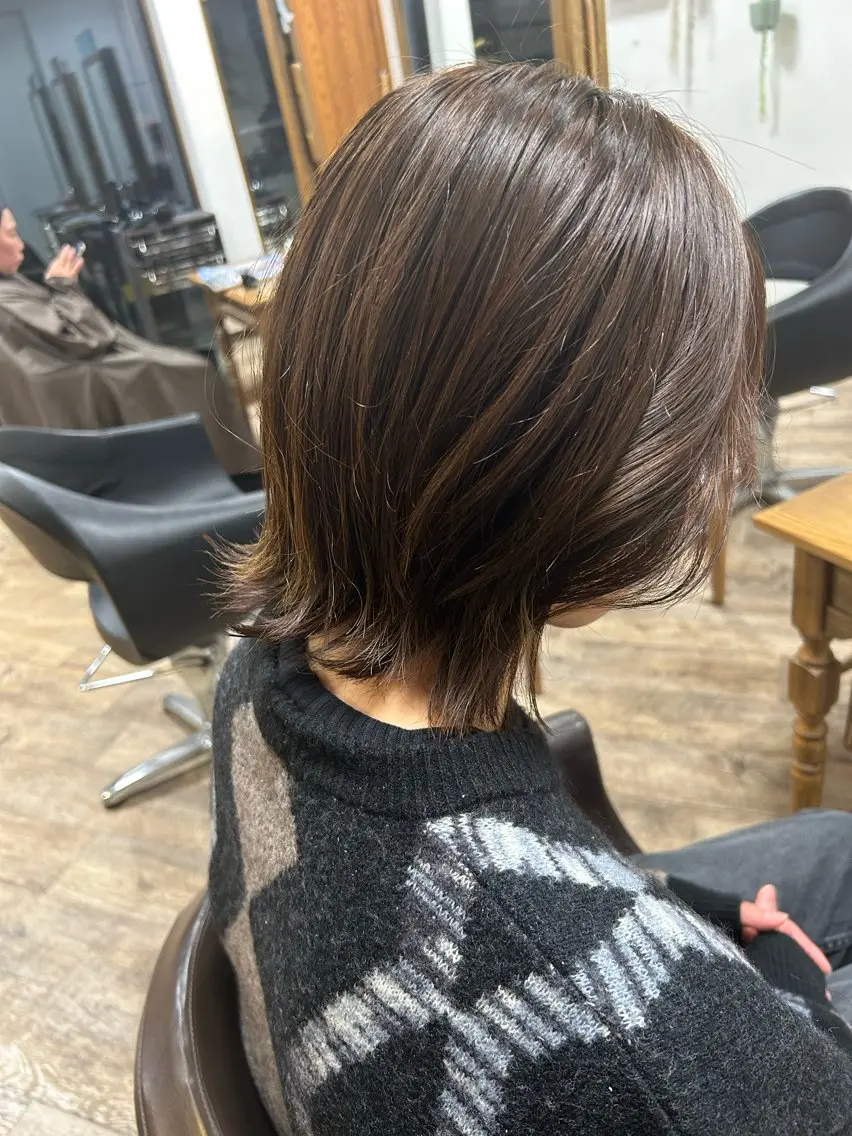 ミディアム 外ハネヘア 💎AXIS 本店 うらら💎のヘアスタイル