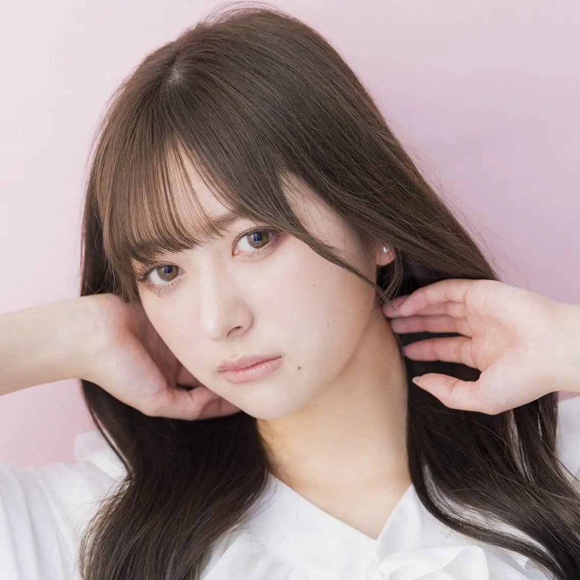 ロング 松本 聖未のヘアスタイル