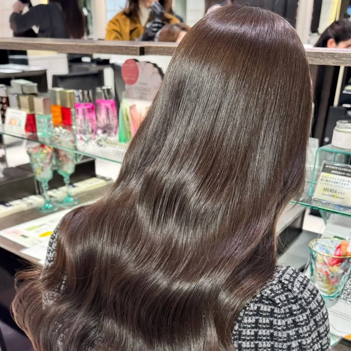 カラー ブラウンカラー 透明感カラー ヘアカラー のあ🪼寒色カラー 💙まつパ／メンズのマツエク・マツパデザイン
