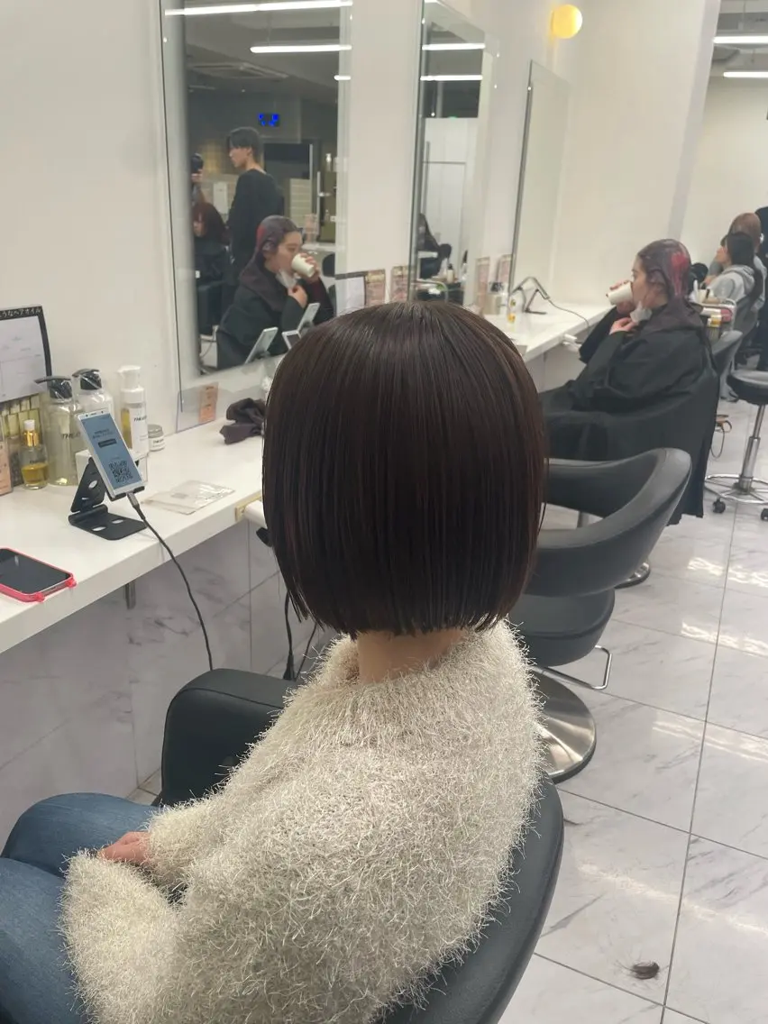 ミディアム カラー ベージュカラー ブリーチ 透明感カラー ダブルカラー 髪質改善 カット トリートメント ダブルカラー/🐻 ベージュ/ピンクのヘアスタイル