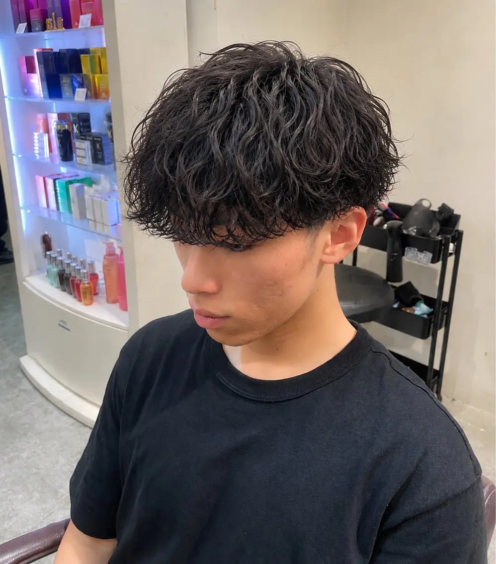 パーマ メンズ 🌀シャドウパーマ ニュアンスパーマ🌀のヘアスタイル