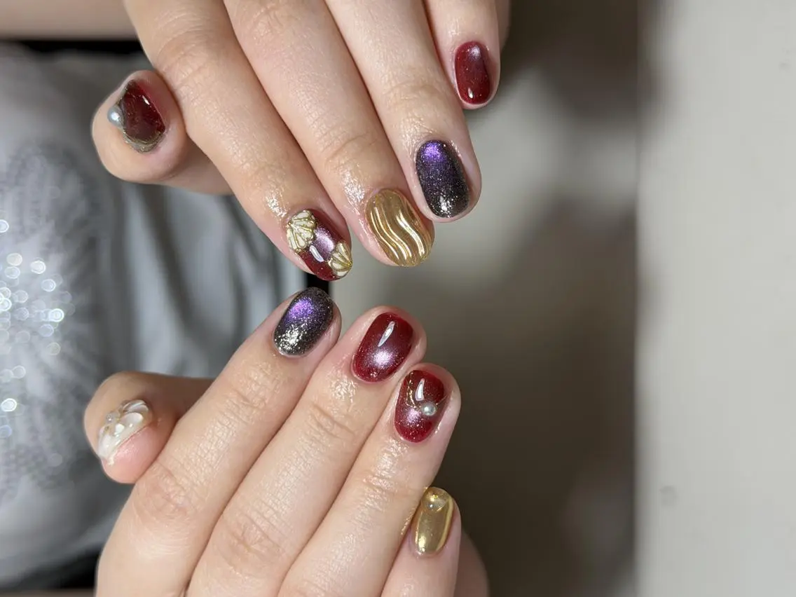 ネイル ハンドネイル ハンドケア 🍑 momo_nailのネイルデザイン