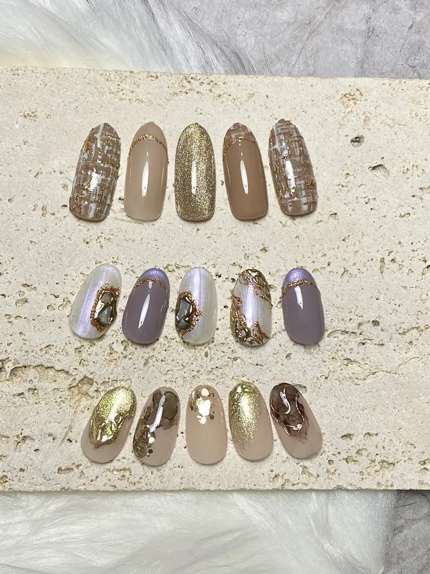 ミディアム cattleya nailのネイルデザイン