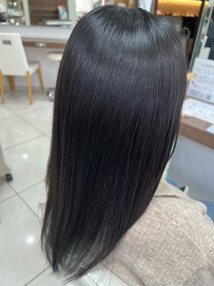 ロング 学生 縮毛矯正 原田 虎太郎のヘアスタイル