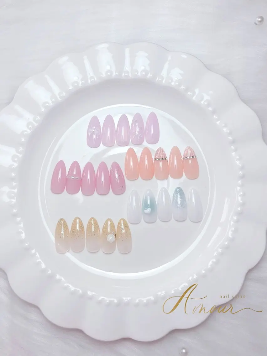 ネイル ハンドネイル Amour 🎀のネイルデザイン