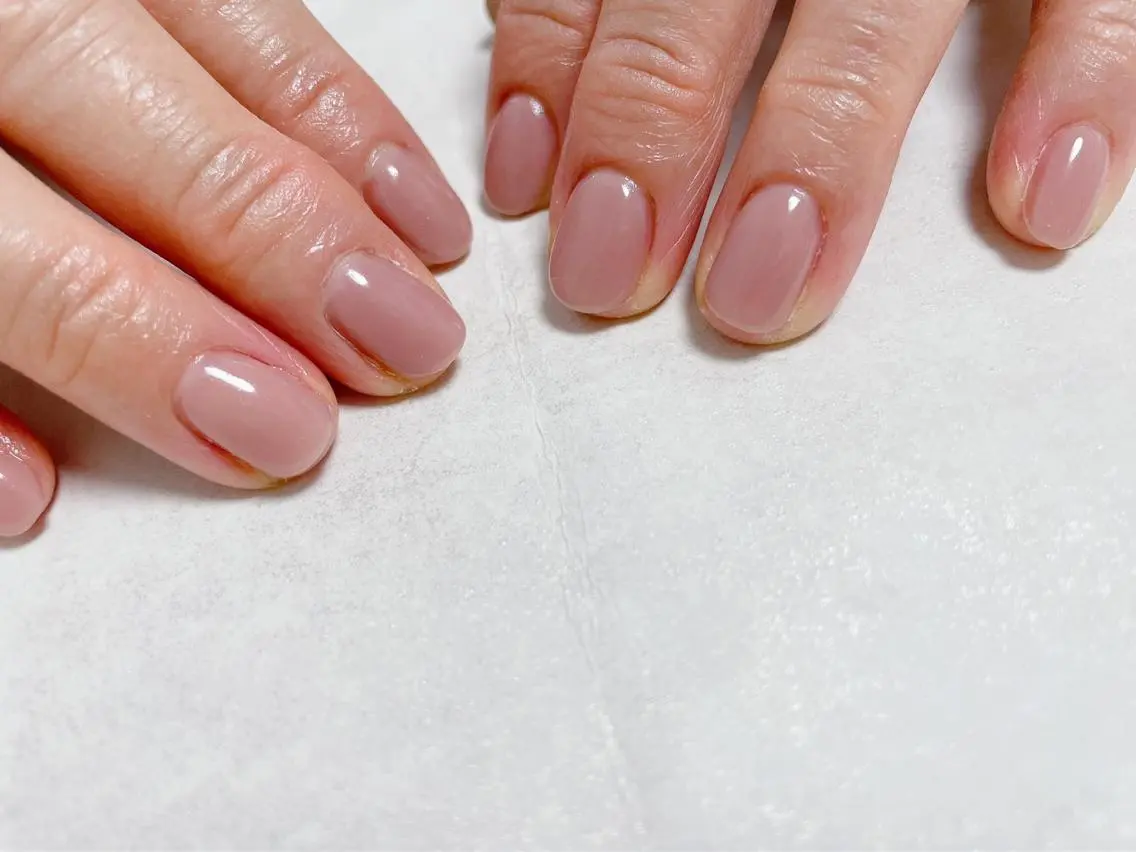 ネイル フットネイル ジェルネイル メンズネイル ワンカラーネイル パラジェル kiki nail たまプラーザのネイルデザイン