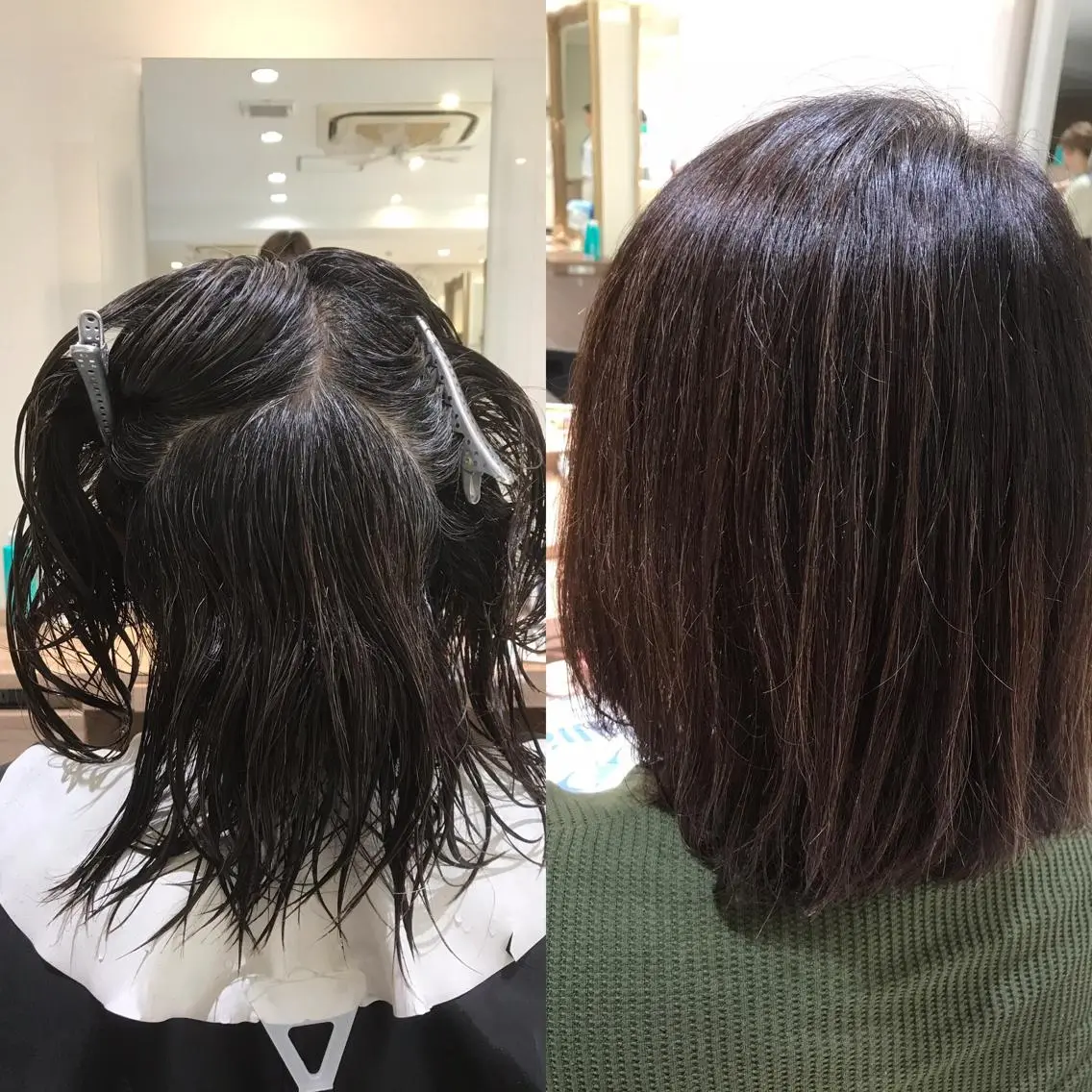 ミディアム カラー パーマ KOOKI スティードトーキョーのヘアスタイル