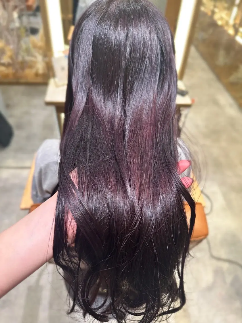 🩰𓏸𓈒艶カラー＋アリミノトリートメント𓏸𓈒🩰【ロング料金あり】の写真