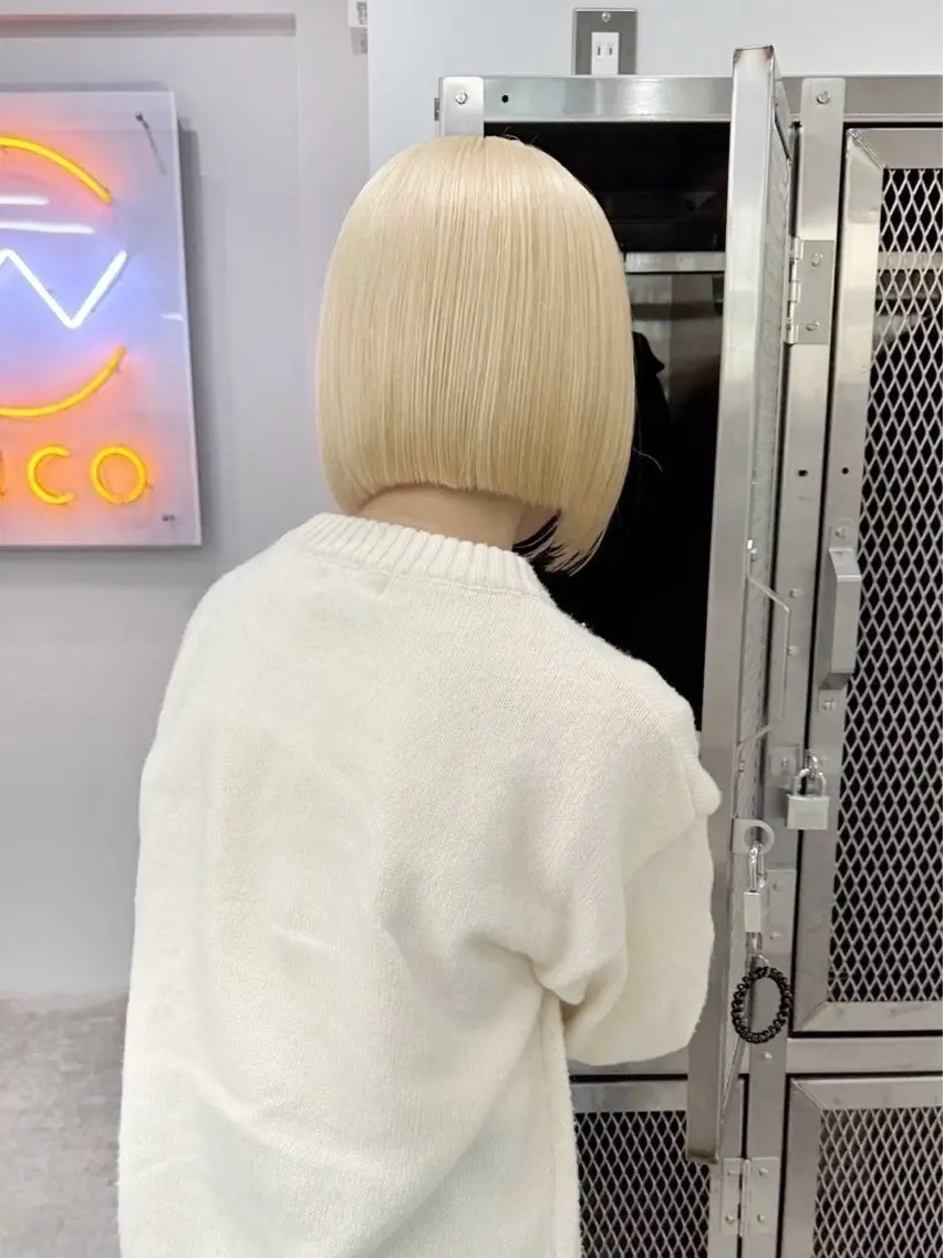 🫧ダブルカラー🫧【リタッチ+ブリーチ】の写真