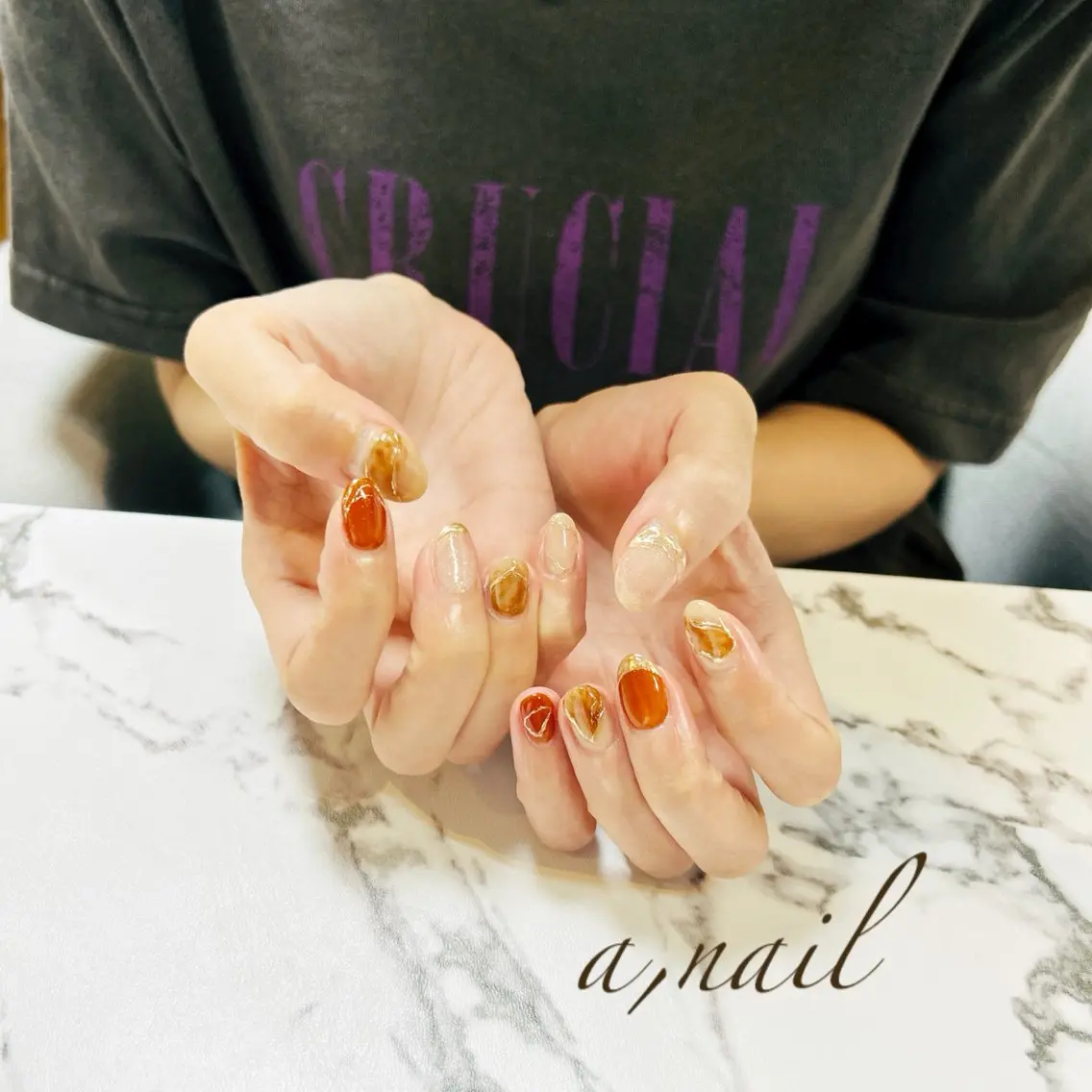 ネイル フレンチネイル キラキラネイル ミラーネイル 持ち込み ニュアンスネイル ネイルサロン エーネイルのネイルデザイン