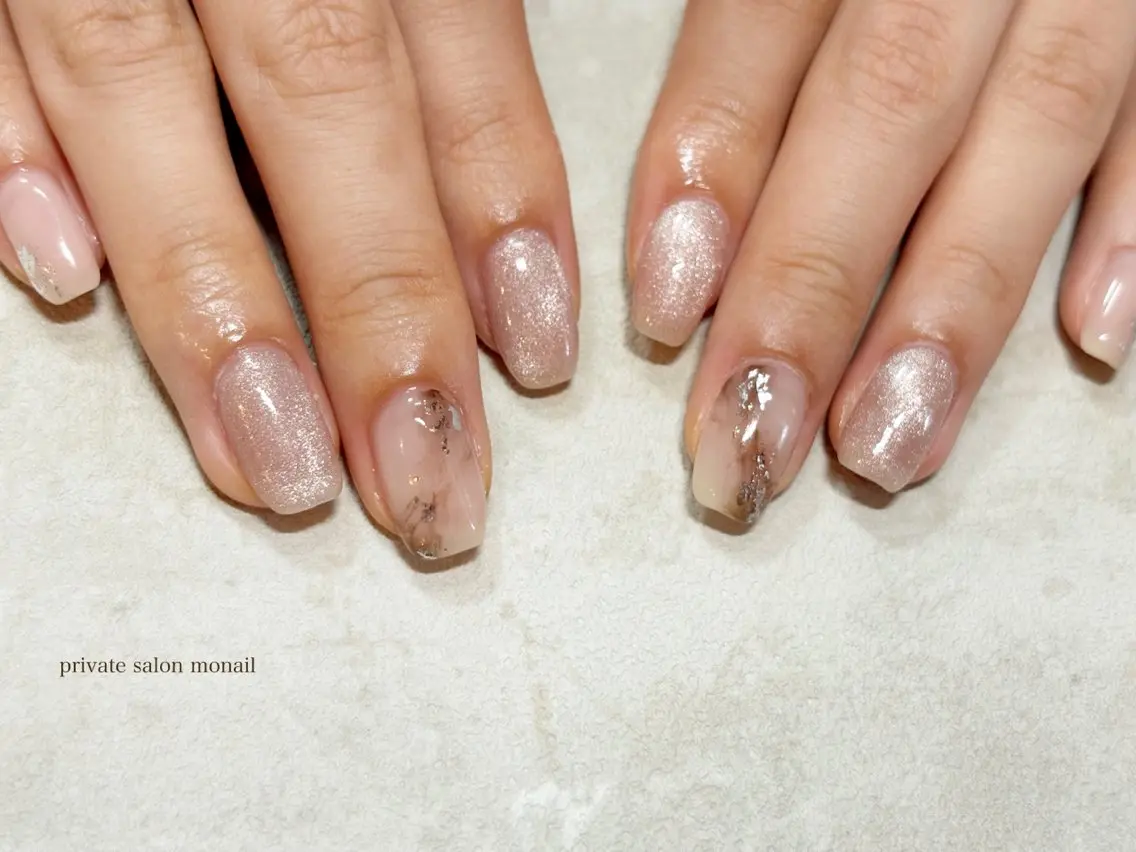 ネイル オフィスネイル ハンドネイル nail salon monailのネイルデザイン