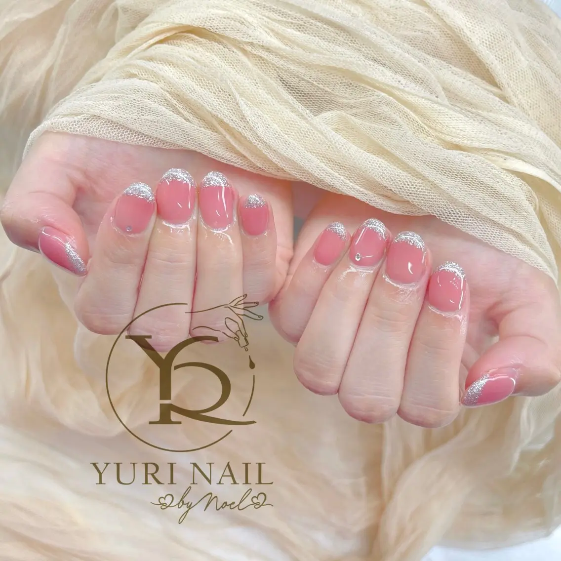 ネイル チークネイル フットネイル フレンチネイル グラデーション キラキラネイル ハンドネイル フットネイル ハンドケア YURI Nail Funabashiのネイルデザイン