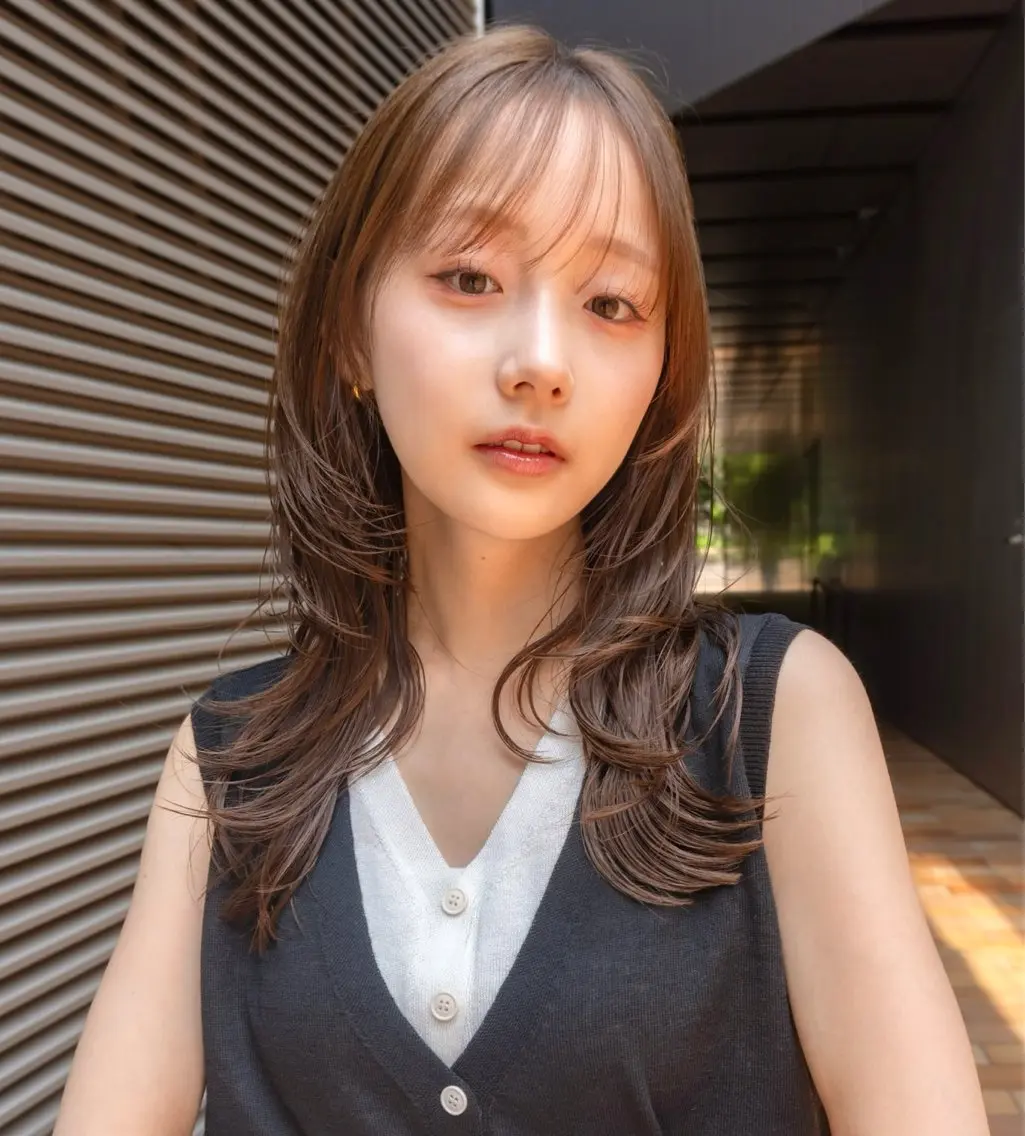 セミロング asahi ｜ メンズパーマのヘアスタイル