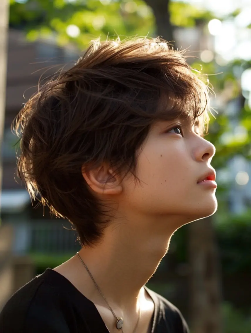 【メンズ限定】カット＋パーマ＋アロマスパ＋頭皮トリートメント ツイストも可能の写真