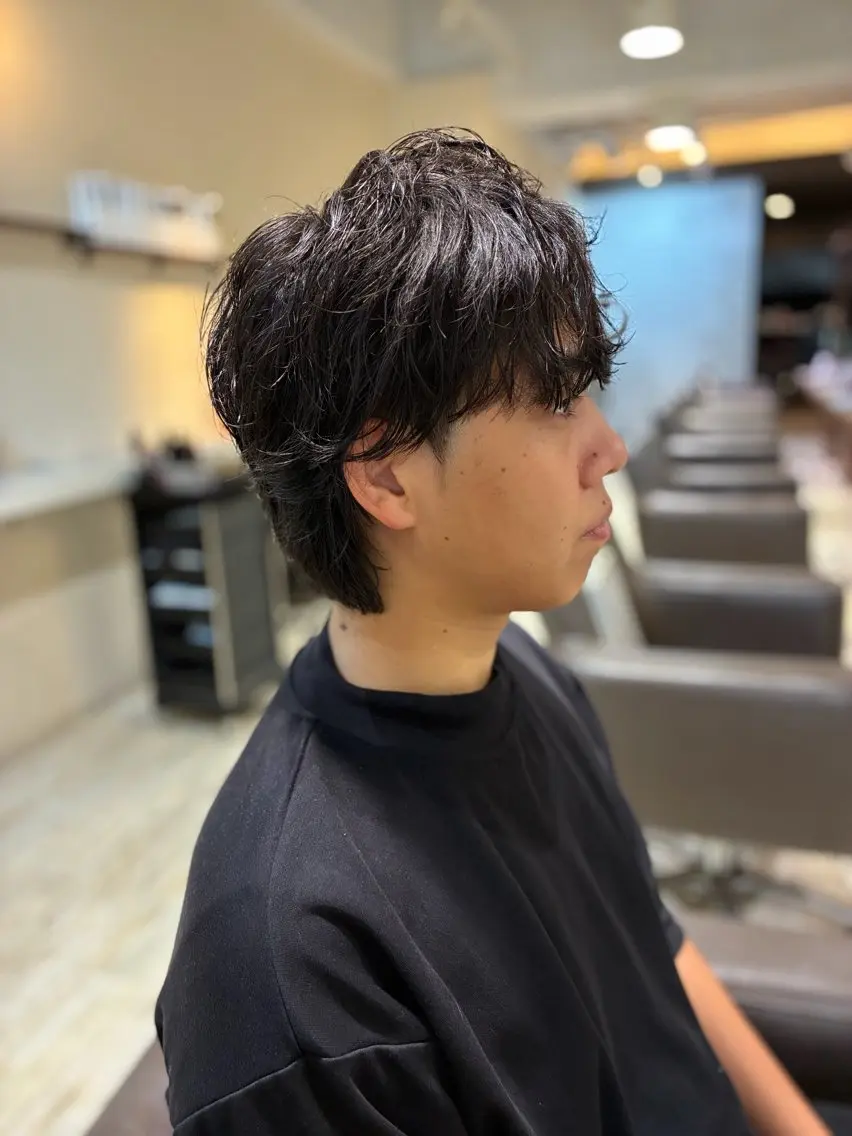 パーマ メンズ メンズパーマ カット パーマ 【水素カラー/メンズ 】Lee布施/純平のヘアスタイル