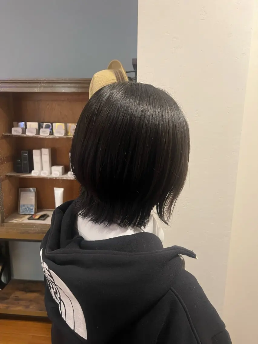 ミディアム ボブ くびれヘア 水田 芹七のヘアスタイル