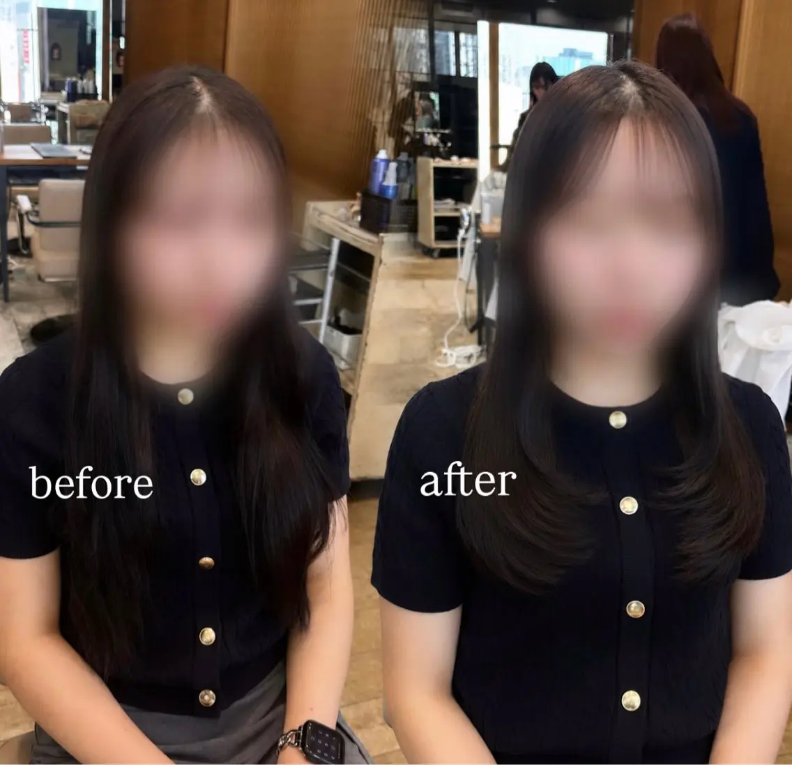 セミロング カラー カット ヘアカラー トリートメント 🎀韓国ヘア🎀 𝓡𝓲𝓷𝓱𝓪のヘアスタイル