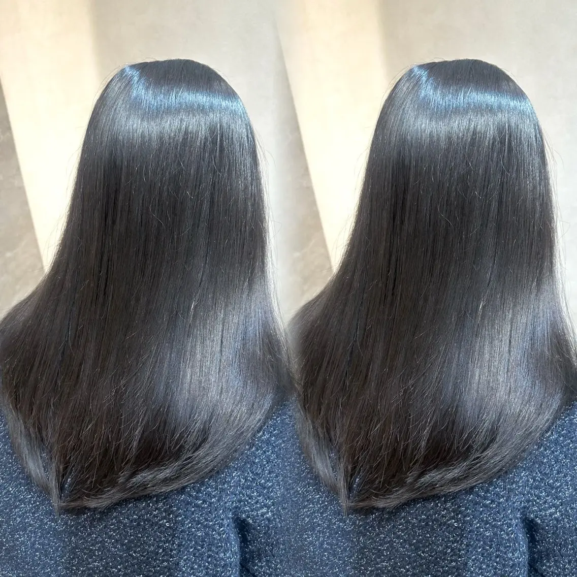 セミロング レイヤー/美髪矯正 /赤味消し　古舘悠登のヘアスタイル