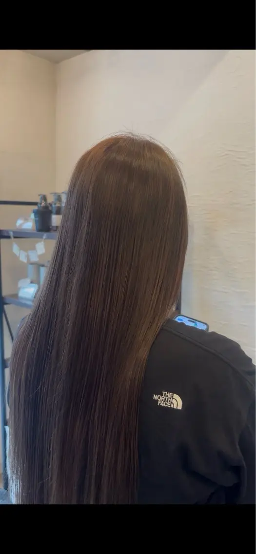 ロング ヘアカラー 稲垣 琢斗のヘアスタイル