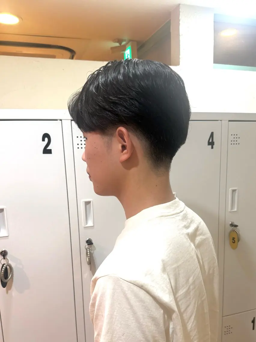 メンズカットモデルの写真