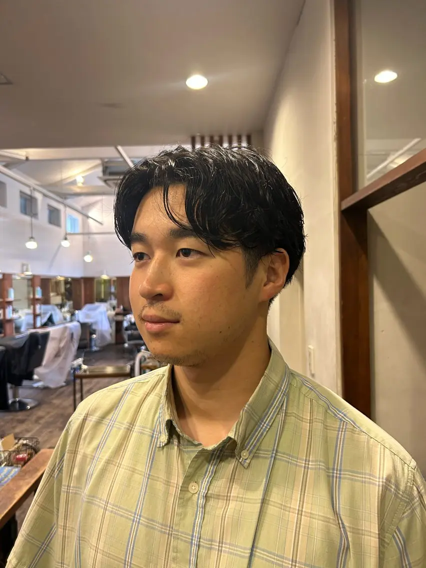 ショート パーマ MOK大阪梅田店 三ツ國 裕貴のヘアスタイル