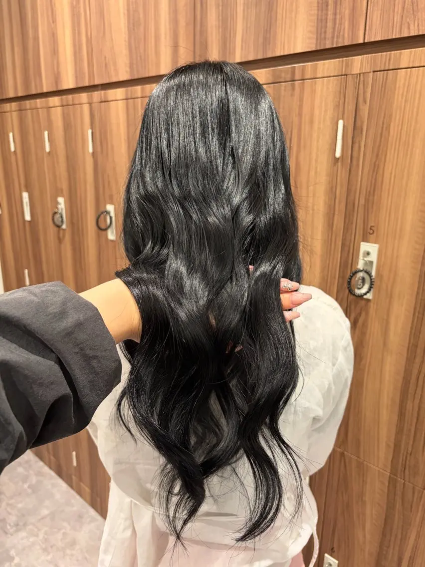 ロング カラー ヘアカラー Ash西葛西 今井のヘアスタイル