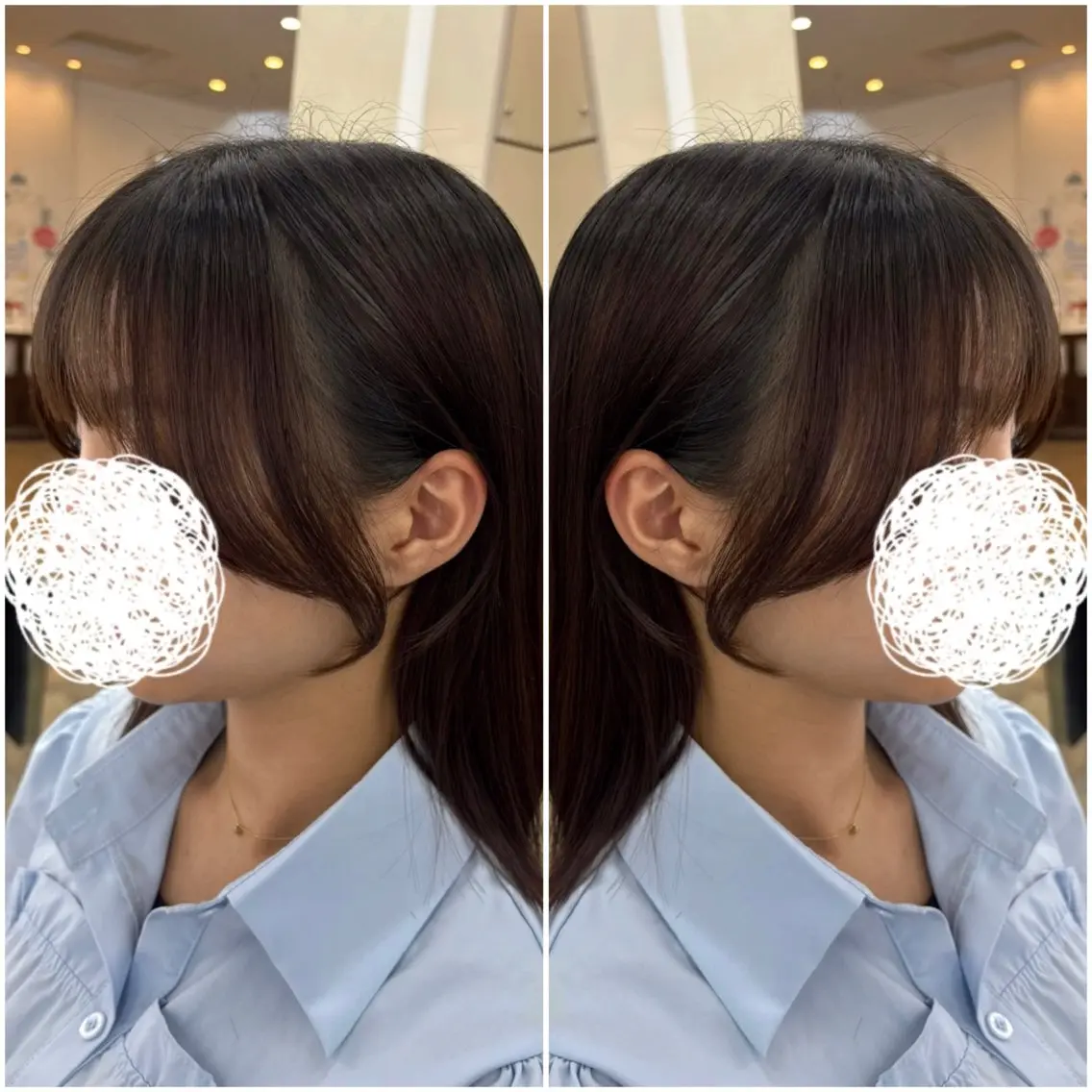 🧚🏻🍃顔周り・バングカット🍃🧚🏻の写真
