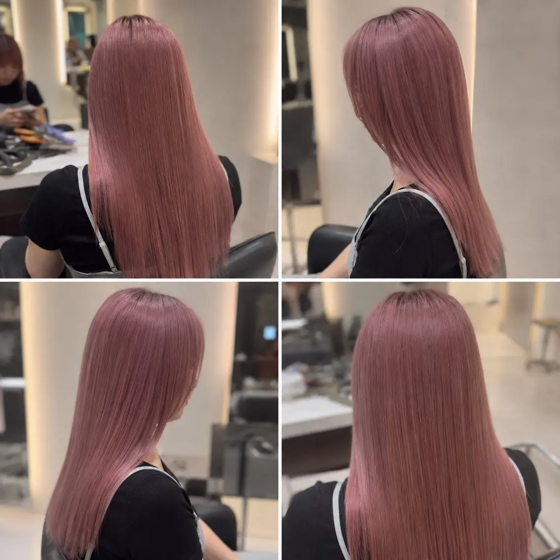 ロング カラー ヘアカラー 【上大岡の美髪の神様 】韓国レイヤーのヘアスタイル