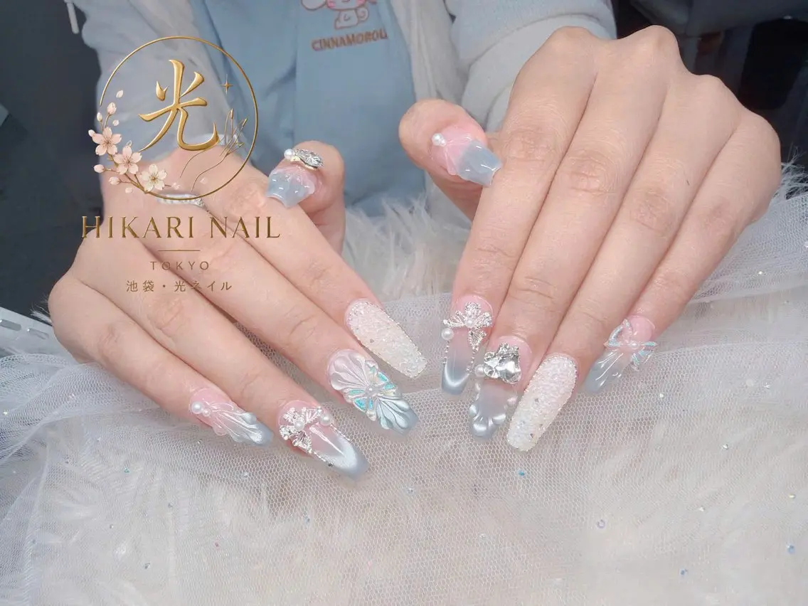 モデル/ジェル☆10本アート・パーツつけ放題¥14900>¥6000の写真