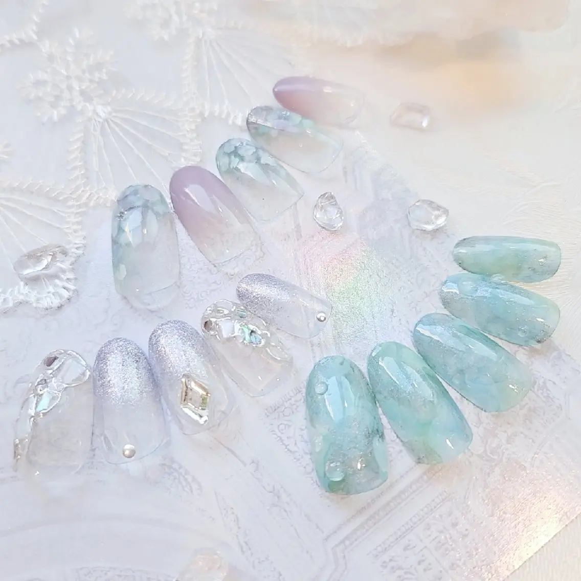ネイル フットネイル 推し活ネイルサロン 🌟Wisteriaのネイルデザイン