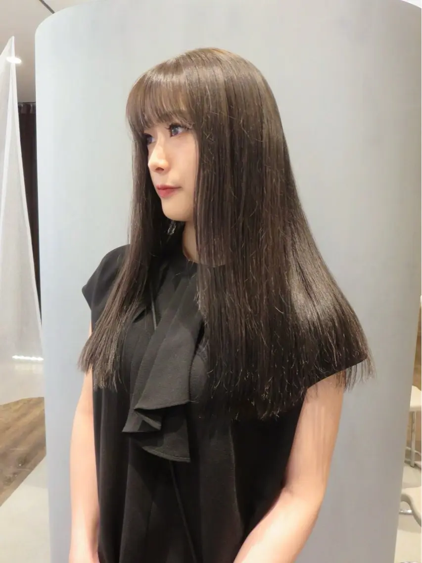 【カットなし🦋】ケアカラー+髪質改善premiumTR ¥16900の写真