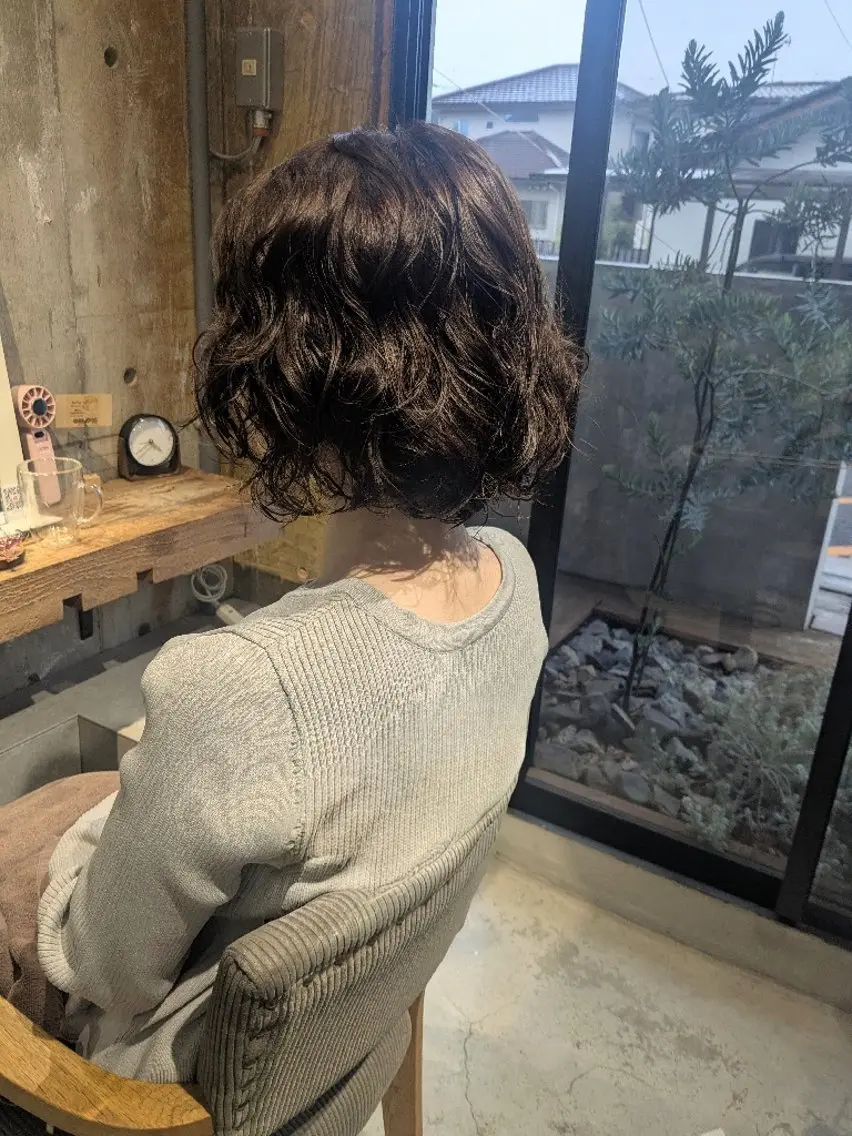 カット+パーマ(デジタルパーマ不可)の写真