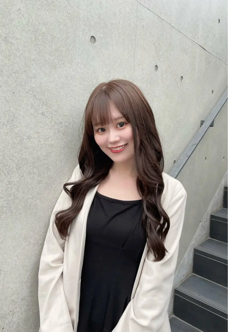ロング カラー カット ヘアカラー トリートメント 🔗透明感カラー🔗 エクステ✂️はるちかのヘアスタイル