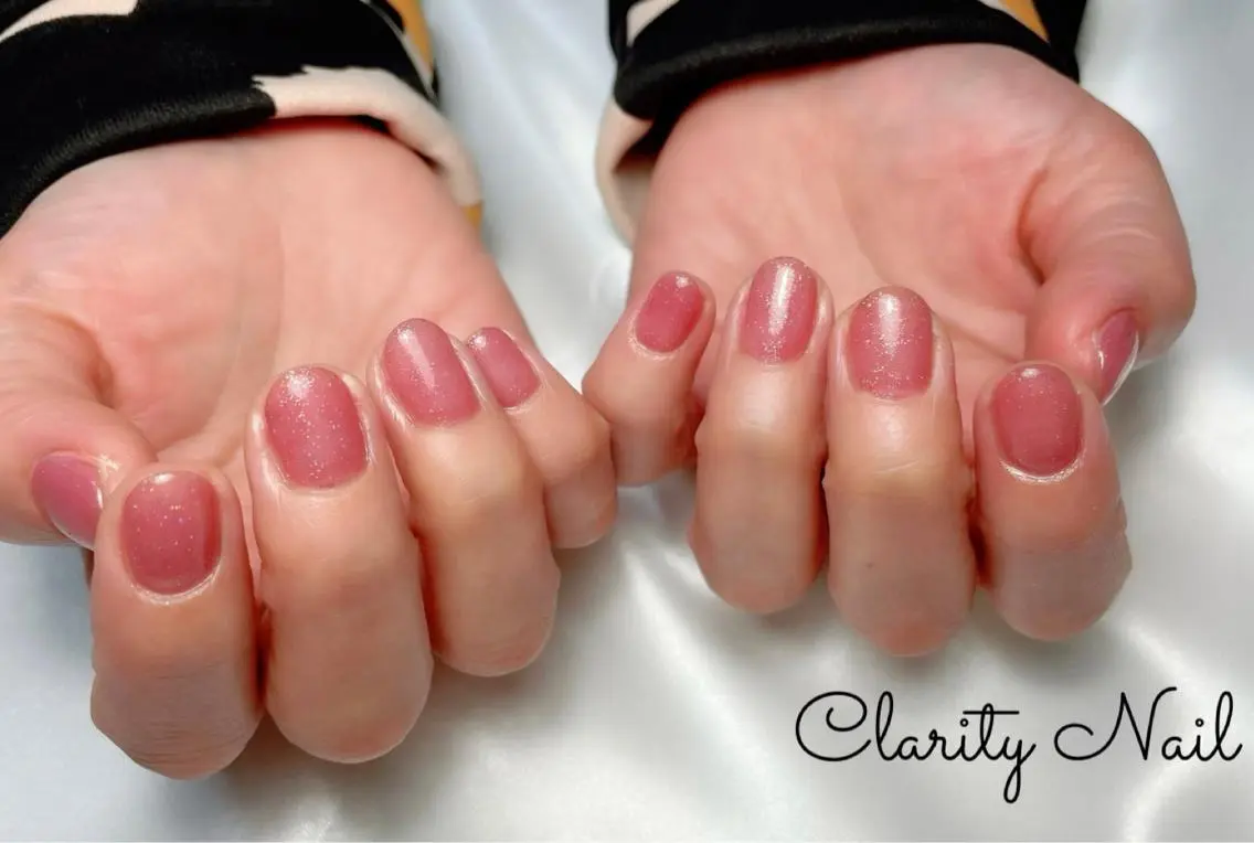 ネイル ワンカラーネイル ハンドネイル Clarity Nailのネイルデザイン