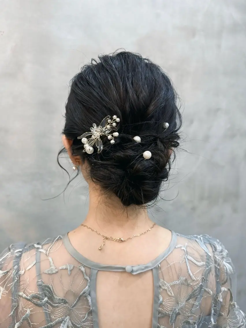 ロング 卒業式のヘアスタイル 浴衣 ヘアセット モデル様募集中/ 吉祥寺/ほえみのヘアスタイル