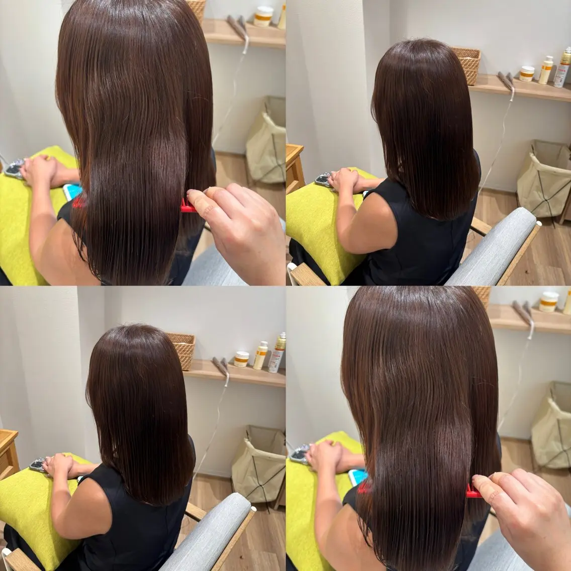 セミロング カラー ベージュカラー ブラウンカラー カット ヘアカラー トリートメント ヘッドスパ RINNO🌷透明感 カラー/髪質改善のヘアスタイル