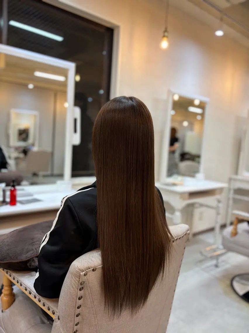 ロング 髪質改善 有田 奨のヘアスタイル
