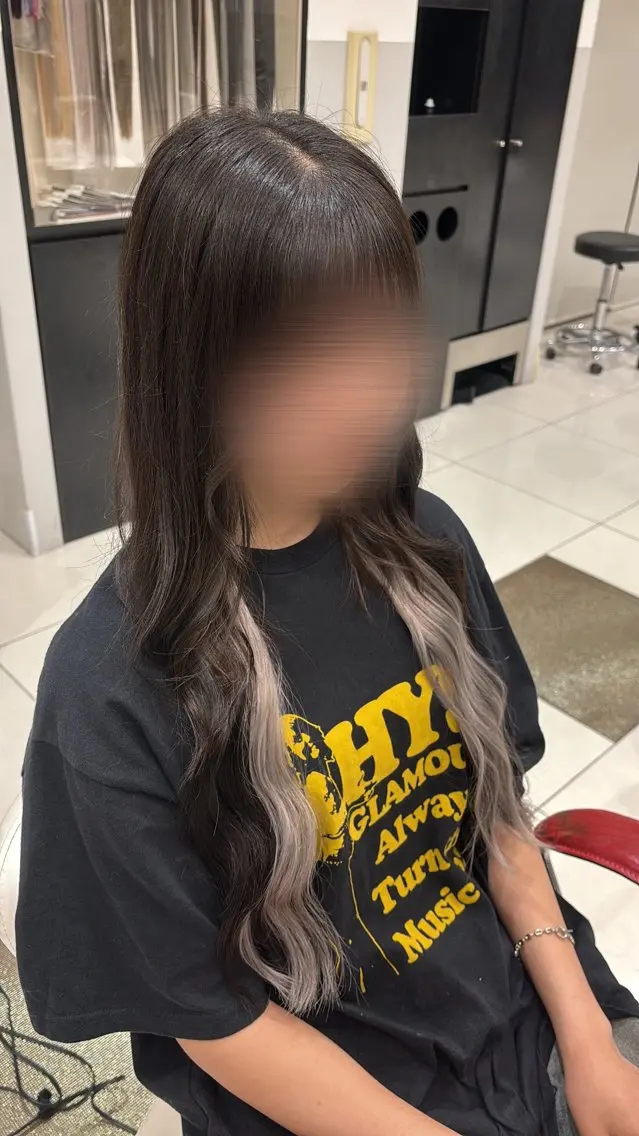ロング エクステ エクステ Earth 富山婦中 エクステモデル募集中のヘアスタイル