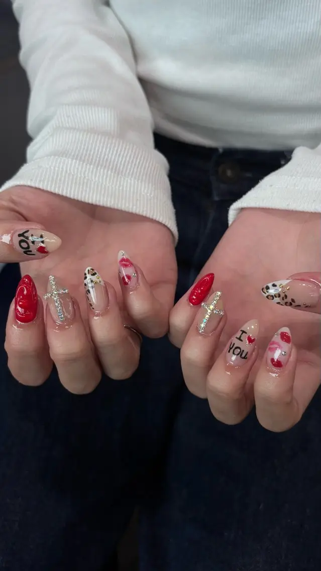 ネイル アートネイル 長さ出し ハンドネイル color.nail 🫧ionaのネイルデザイン