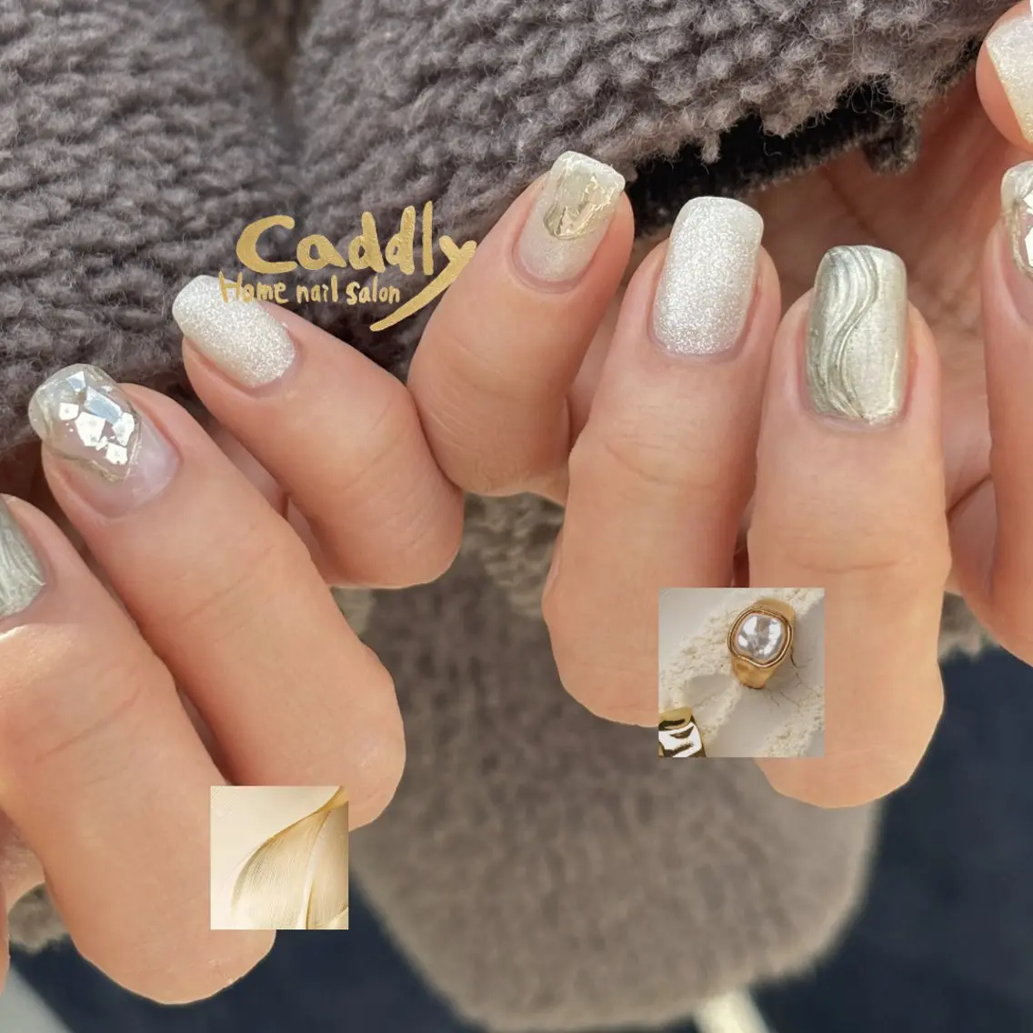 ネイル シンプルネイル caddly naoのネイルデザイン