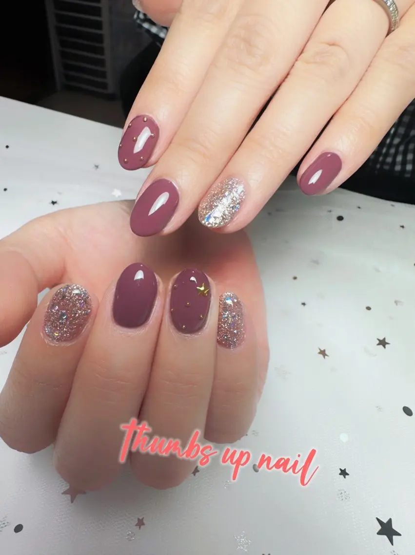 ネイル ハンドネイル 👍thumbs up nail👍のネイルデザイン