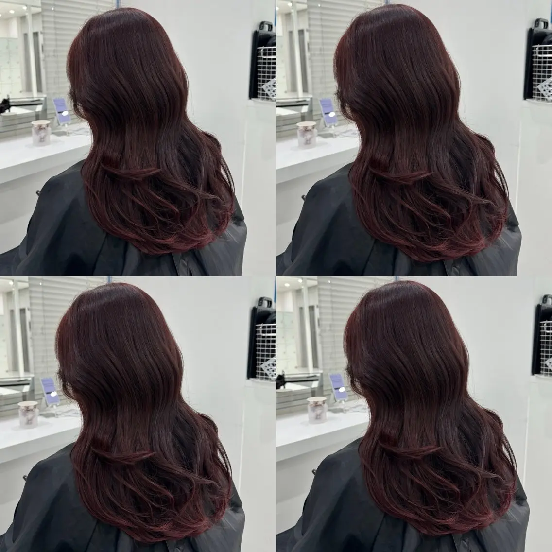 ロング カラー ブリーチ ブラウンカラー ダブルカラー ブリーチなしカラー レッドカラー ヘアカラー トリートメント ヘッドスパ ヘアセット ブリーチなし特化 美容師💖SAE💖のヘアスタイル